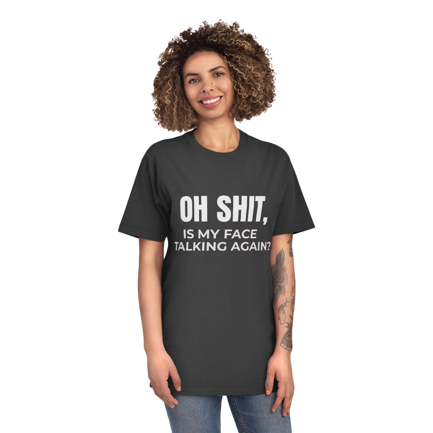 The "Is My Face Talking Again?" Tee