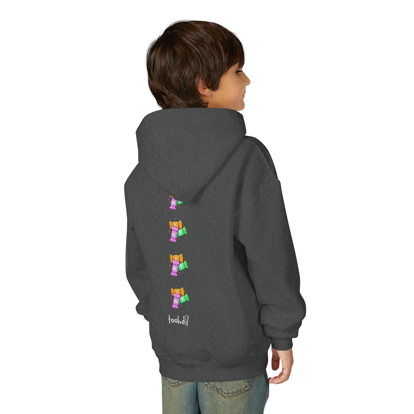 Happy Halloween" Witchy Candy Kids Hoodie | Spooky & Cute