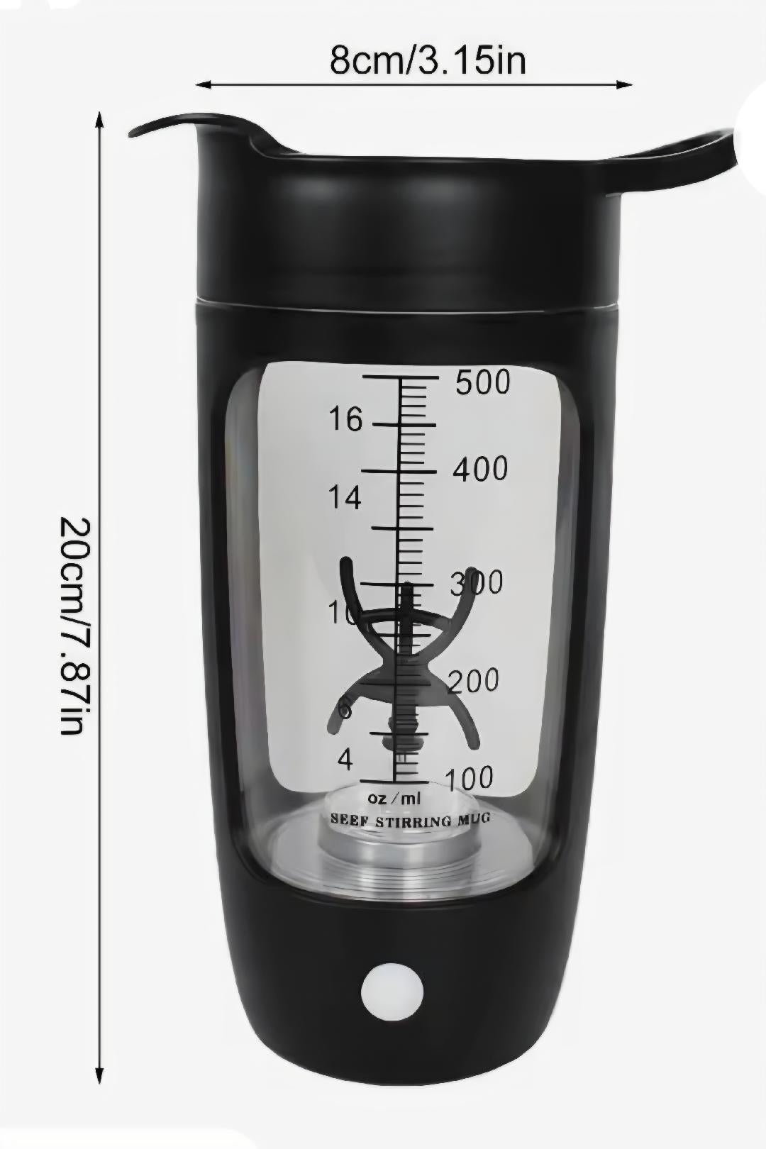 USB Rechargeable Protein Shaker Bottle - Powerful, Portable & Self-Mixing!