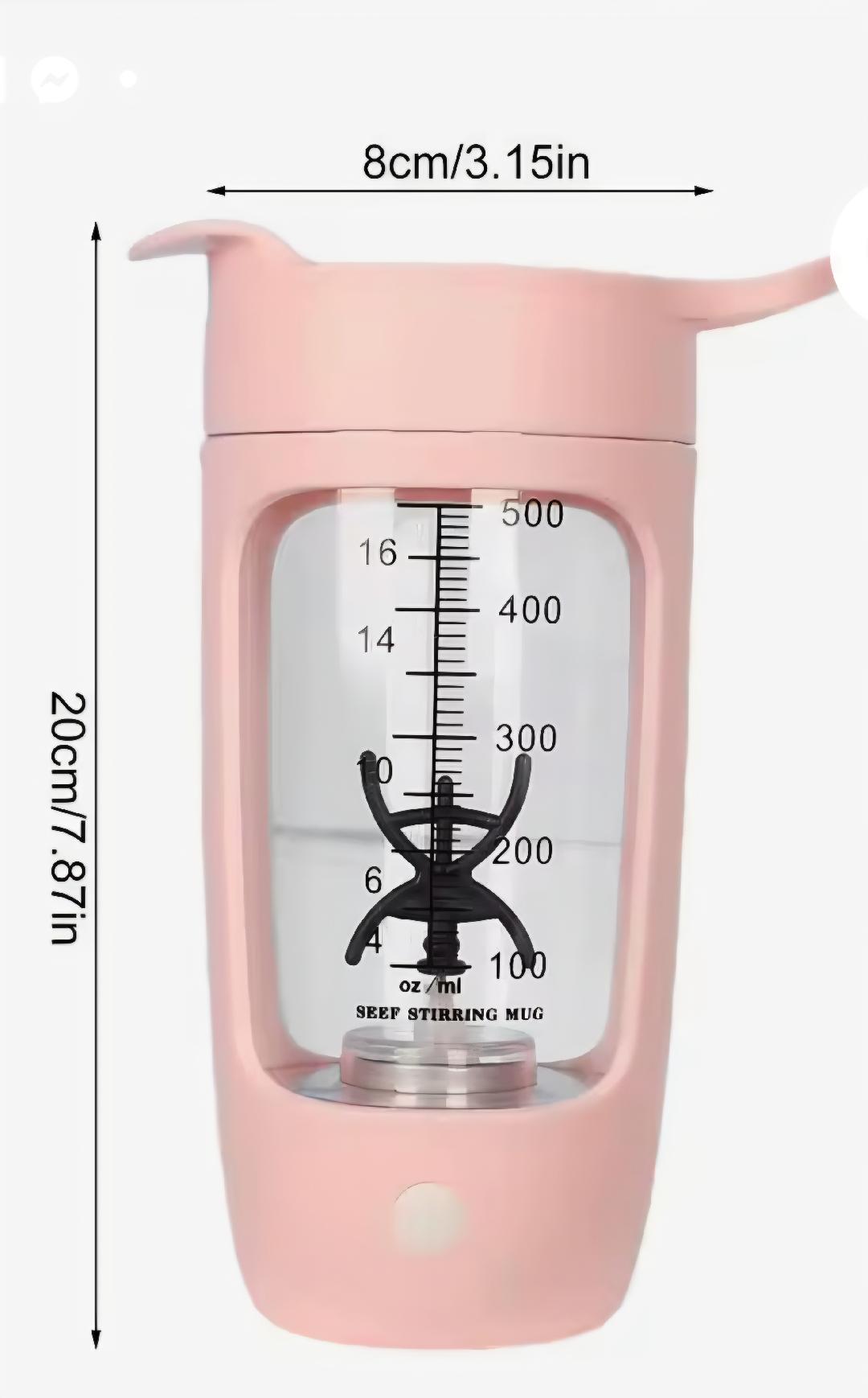 USB Rechargeable Protein Shaker Bottle - Powerful, Portable & Self-Mixing!