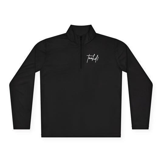 toohd! Attitude Half-Zip — Because Confidence Looks Better in Black