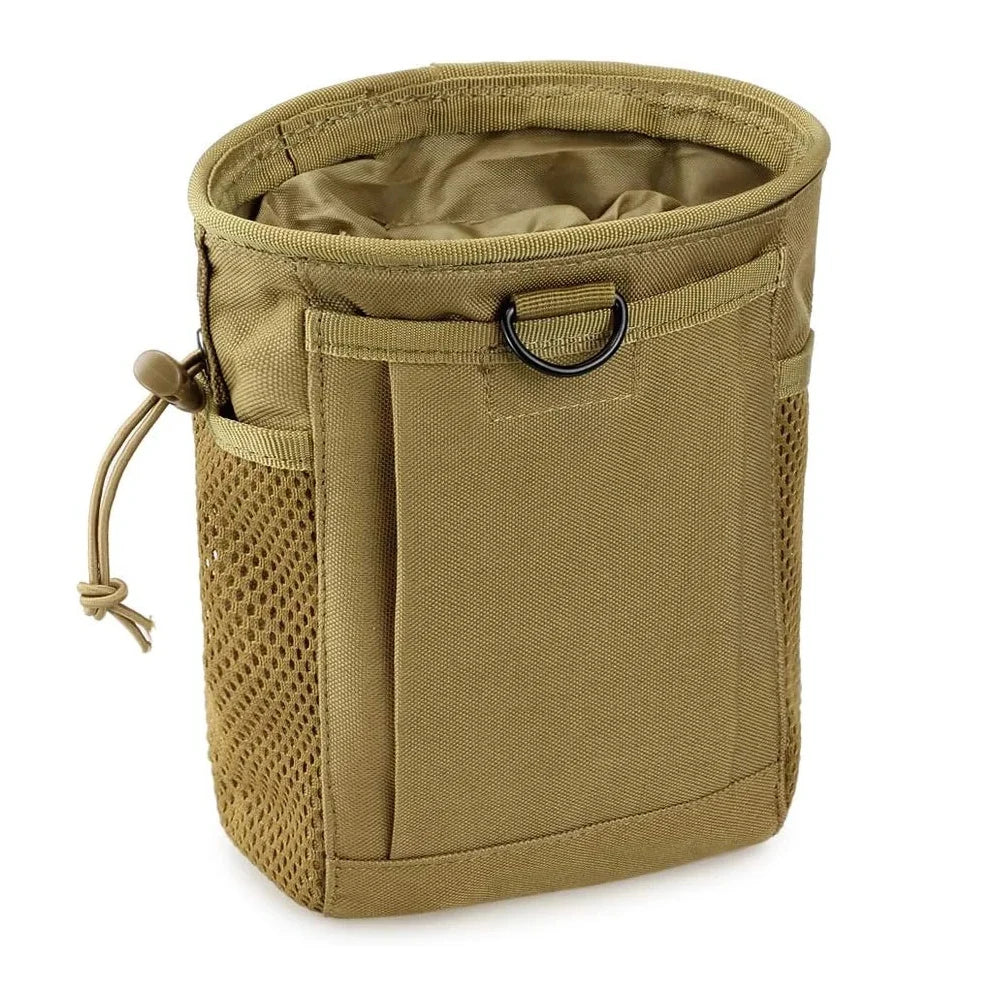 Tactical Molle Dump Pouch - Adjustable Hunting Magazine Recovery & Ammo Bag Fanny Pack