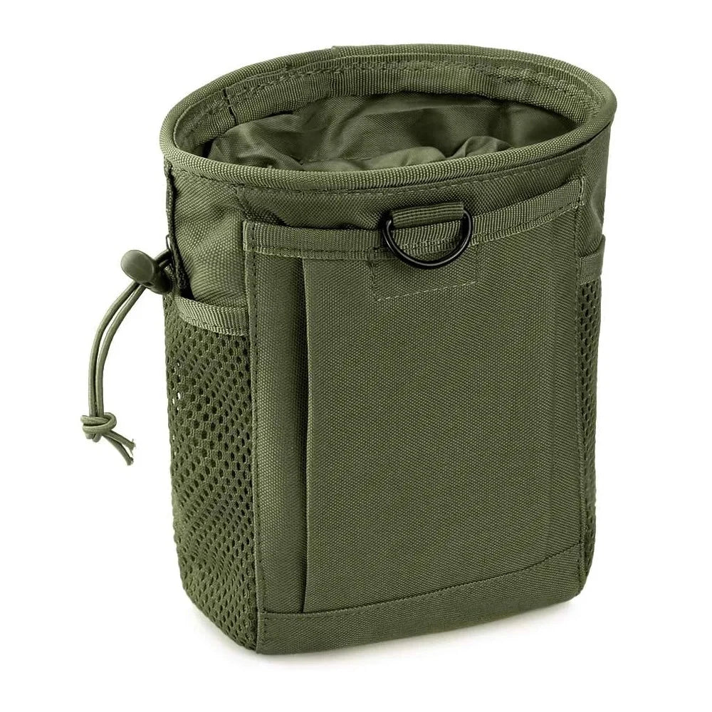 Tactical Molle Dump Pouch - Adjustable Hunting Magazine Recovery & Ammo Bag Fanny Pack