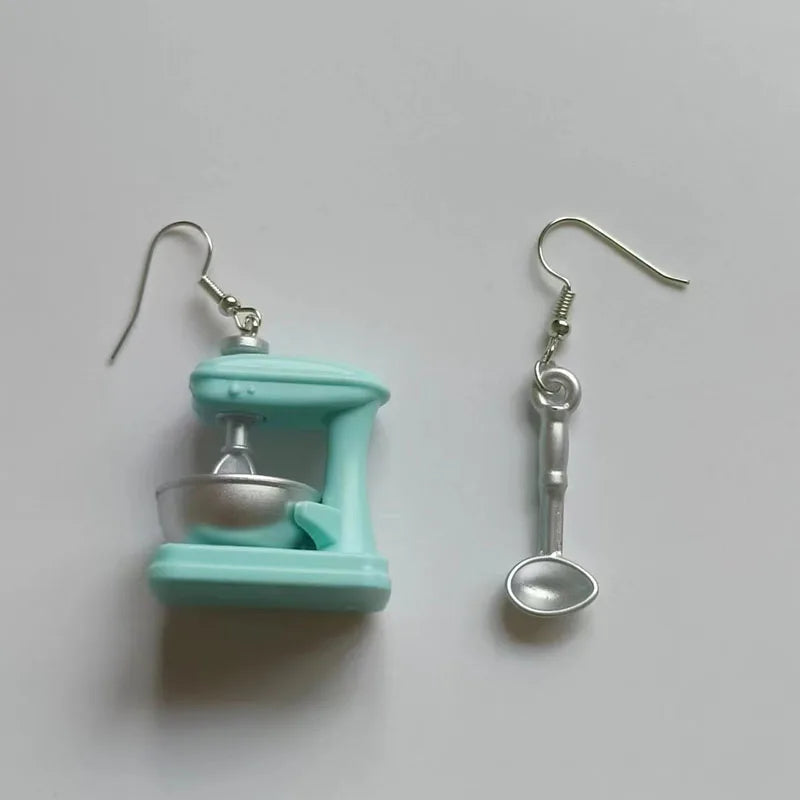 Whisk Takers - Mini Cake Mixer Earrings Kitchen Mixer Baker Earrings Gift Birthday Anniversary Fun Gifts