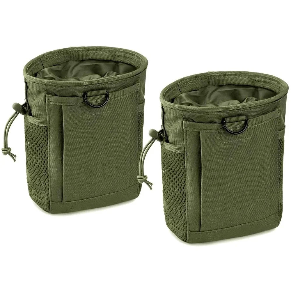 Tactical Molle Dump Pouch - Adjustable Hunting Magazine Recovery & Ammo Bag Fanny Pack